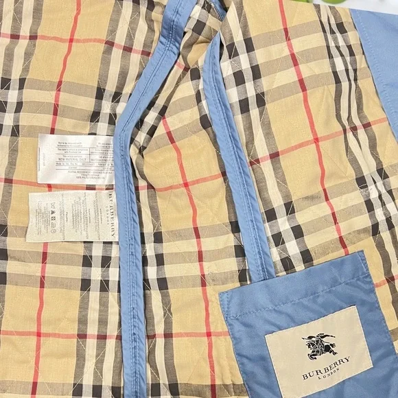 BLUE Quilted Jacket with Lining - Picture 7 of 10